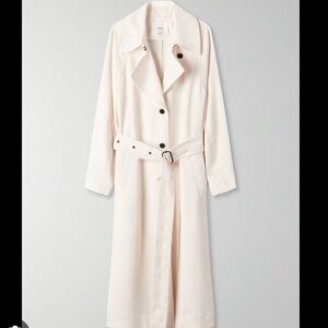 Aritzia wilfred trench in birch